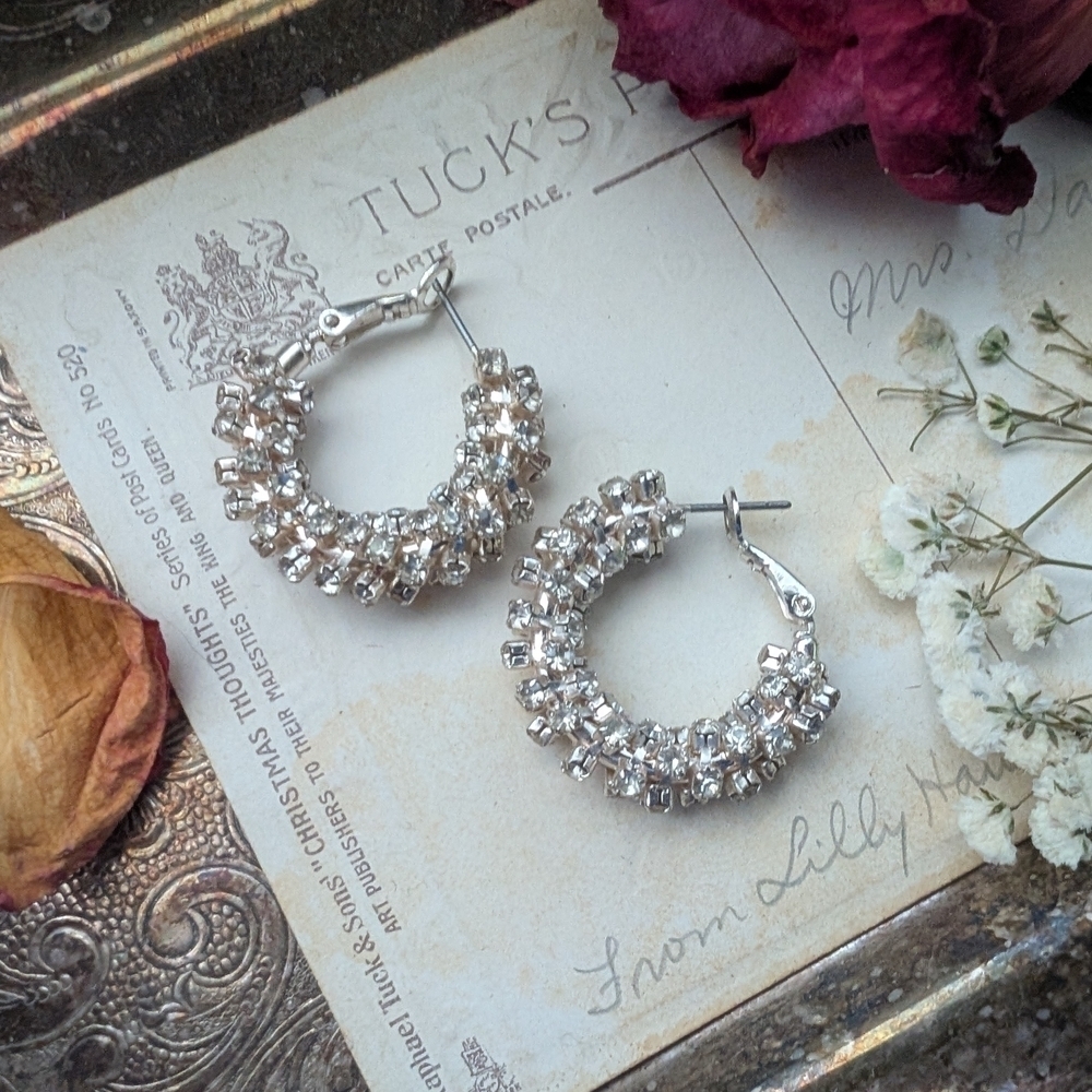 Elegant Silver Hoop Earrings